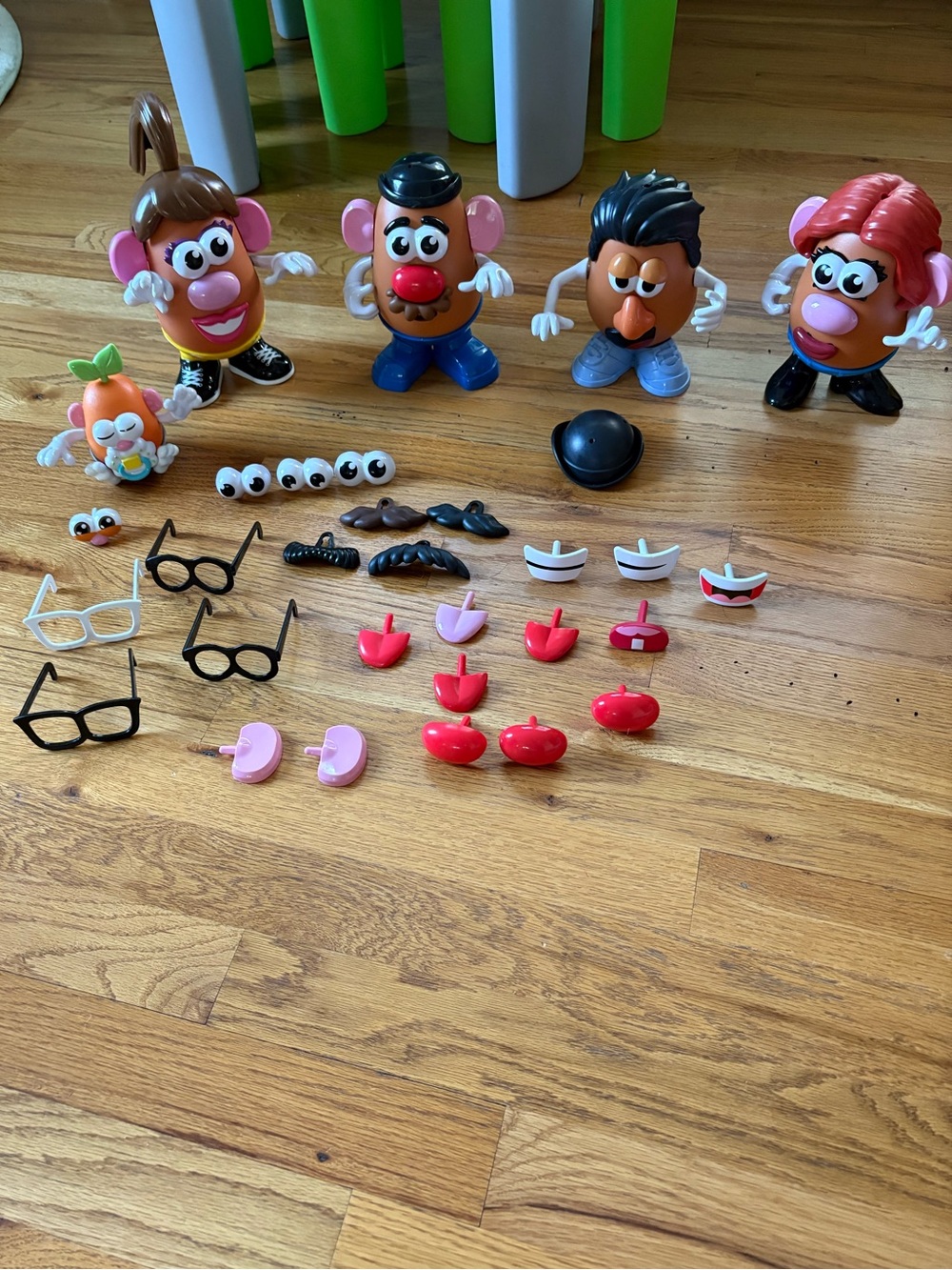 Mr. Potato Head Family Set with 60+ Accessories
